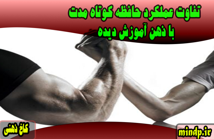 تفاوت حافظه کوتاه مدت با ذهن آموزش دیده 